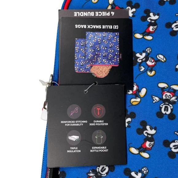 NWT Simple Modern Mickey Mouse Hadley 2.0 Lunch Box 4 Piece Bundle - Picture 6 of 7